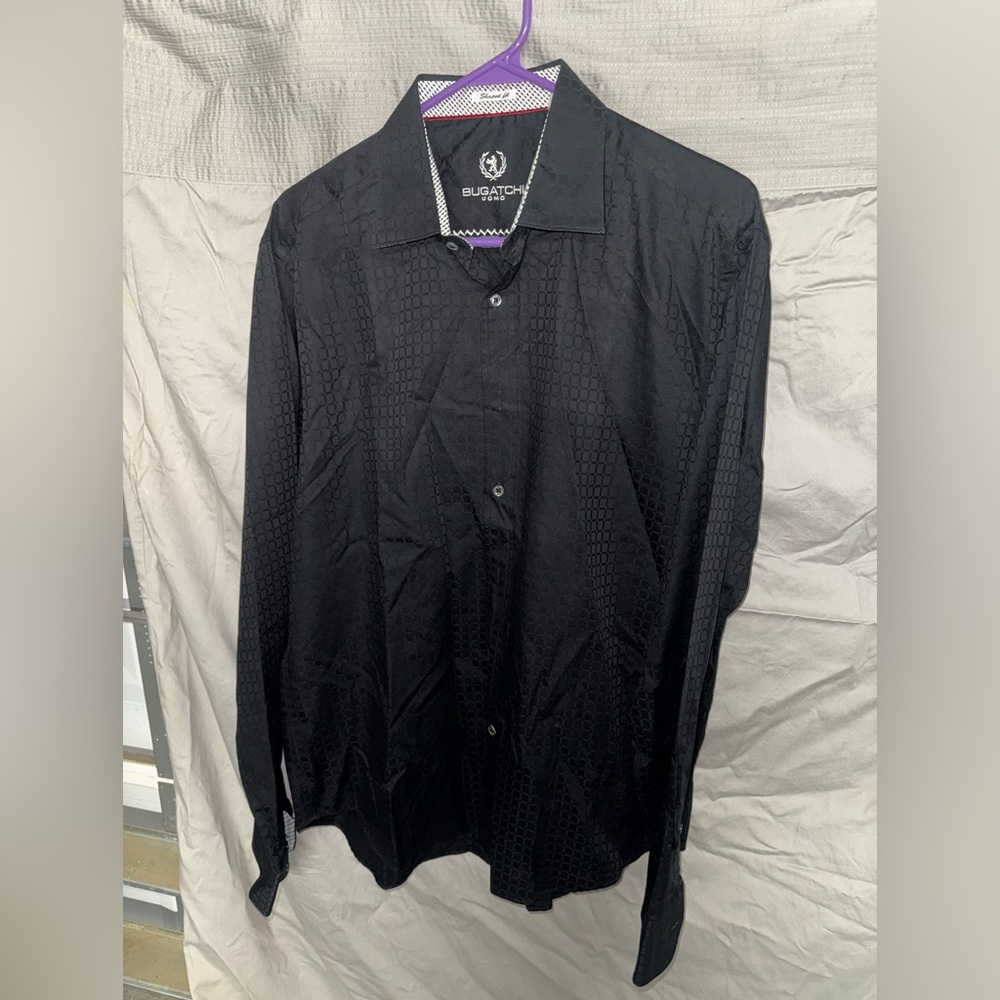 Bugatchi Uomo Size Large Black - image 2